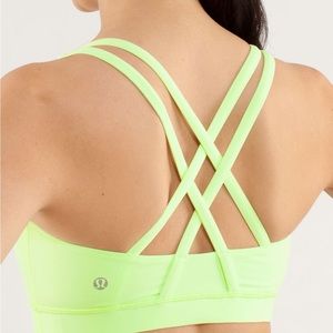 Lululemon Energy Longline Bra - Faded Zap